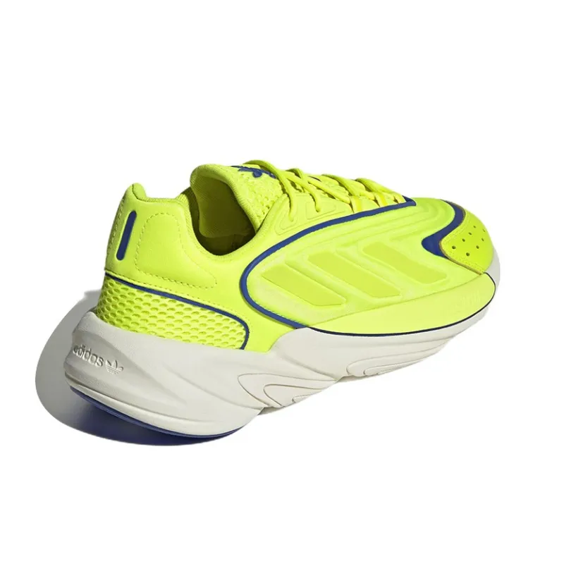 Adidas Originals Ozelia Anti Slip Wear Resistant Low Top Casual Shoes Unisex Yellow Blue-3