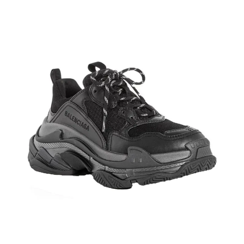 Balenciaga Women's Triple S Sneaker 'Black'-2