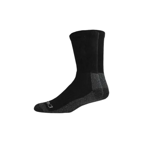 Dickies Mid-Calf Socks Men's 2 Pack Black