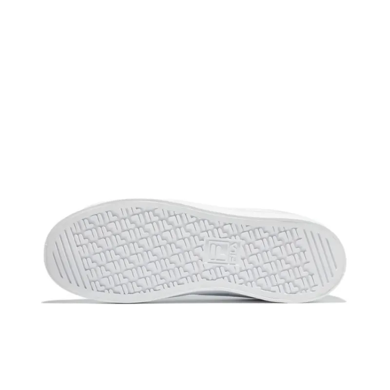 FILA Court Deluxe Wear resistant And Lightweight Low Top Skateboard Shoes Unisex White Green Korean Style-4