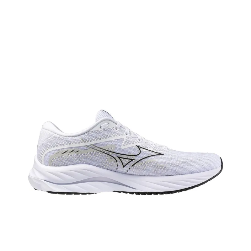 Mizuno Wave Rider 27 Super Wide 'White Black'-1