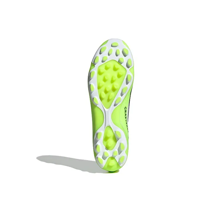 adidas Crazyflight X3 Artificial White Solar Green Grass Boots-5