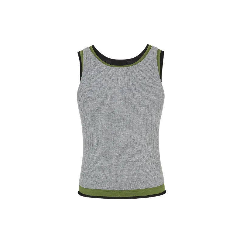 FENDI FW24 Tank Tops Men's Gray-1