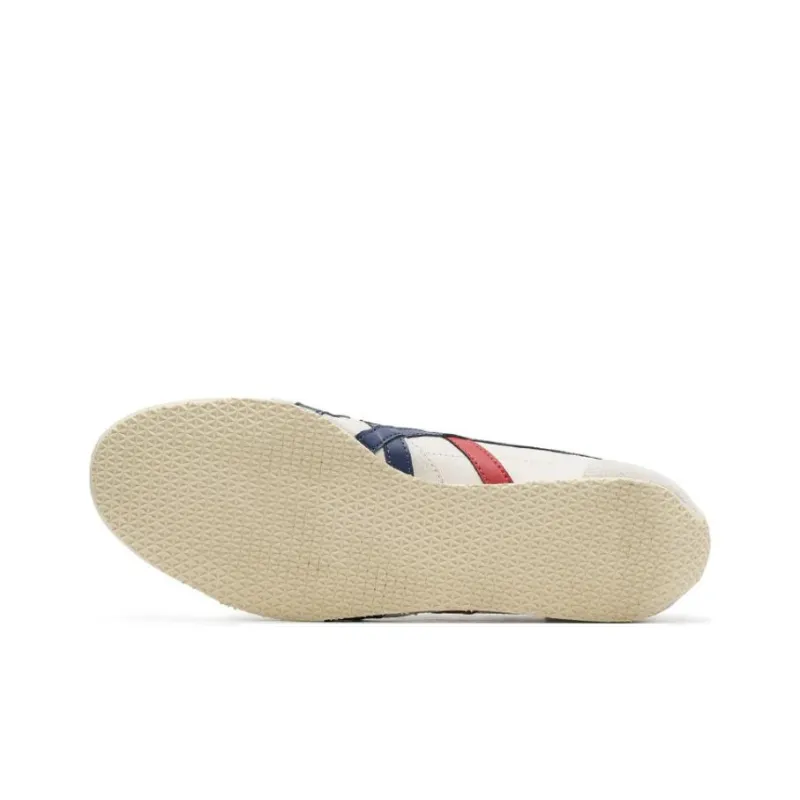 Onitsuka Tiger Runspark Cushioning, Slip Resistant, And Abrasion Resistant Low Top Running Shoes Unisex Silver White-4