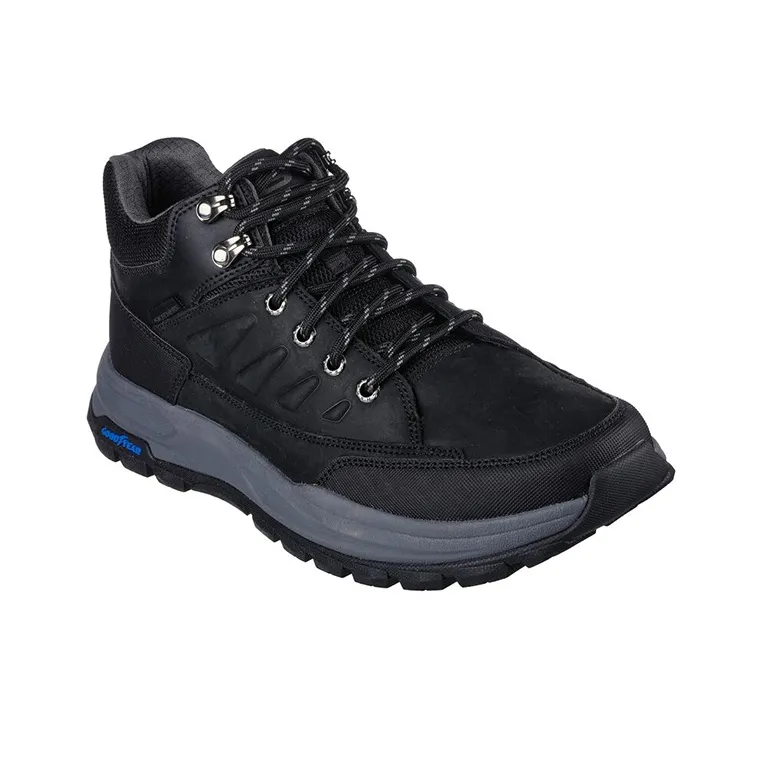 Skechers Zeller Hiking / Trekking Shoes Men Mid Top Black/Gray-2