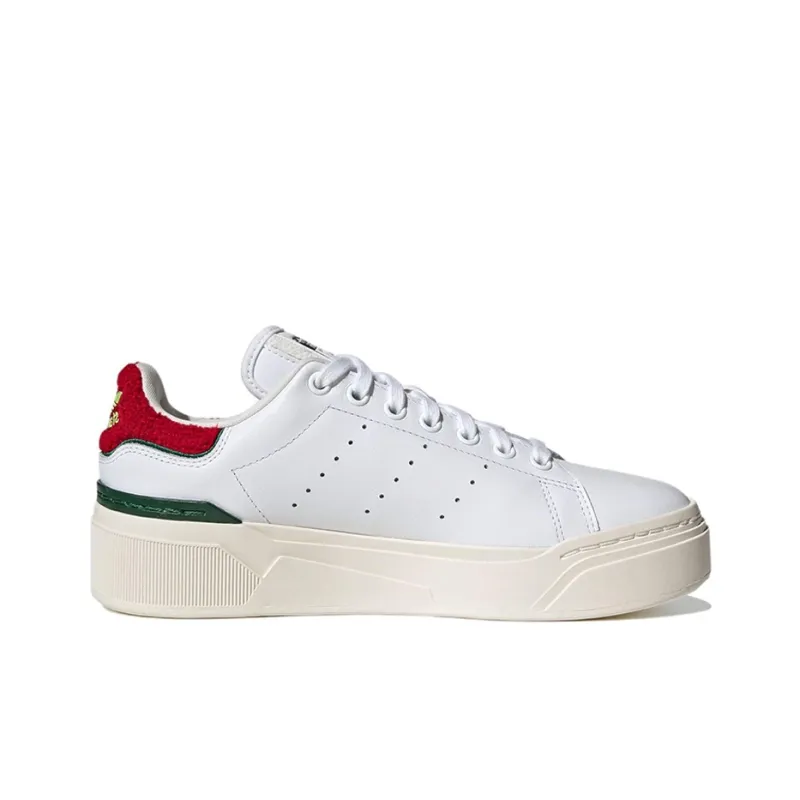 Adidas Stan Smith Bonega 2B Cloud White Better Scarlet Collegiate Green Women's-1