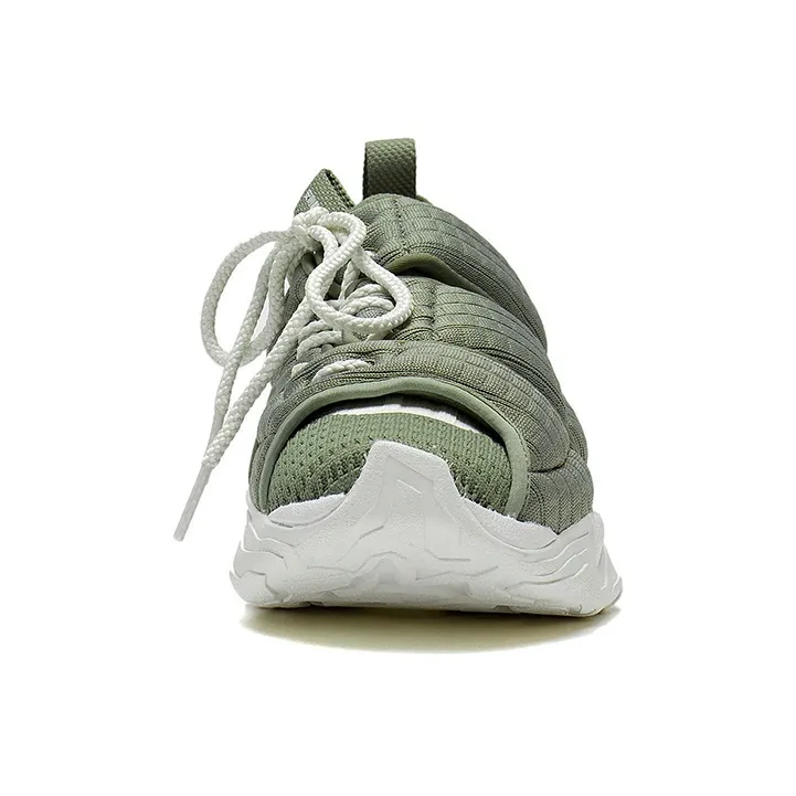 KUNG FU x LiNing Jackie Chan Cushioning Anti-Slip And Wear-Resistant Rebound Low-Top Casual Shoes Men's Green White-4