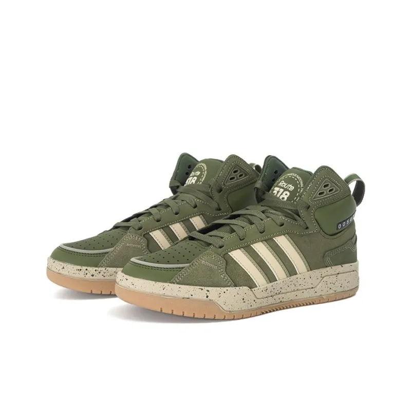 Adidas Neo 100DB Mid 'Green Creamyellow'-2