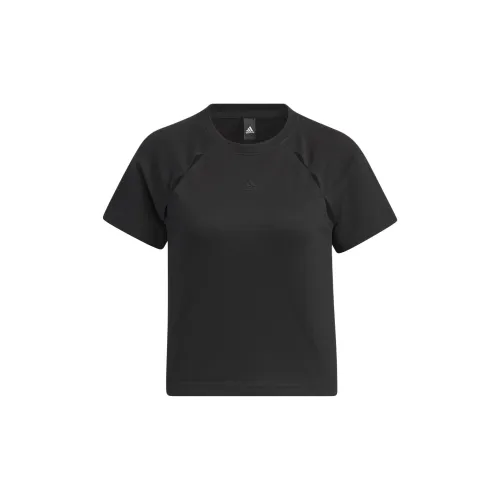 Adidas Sportswear T-Shirts Women's Black