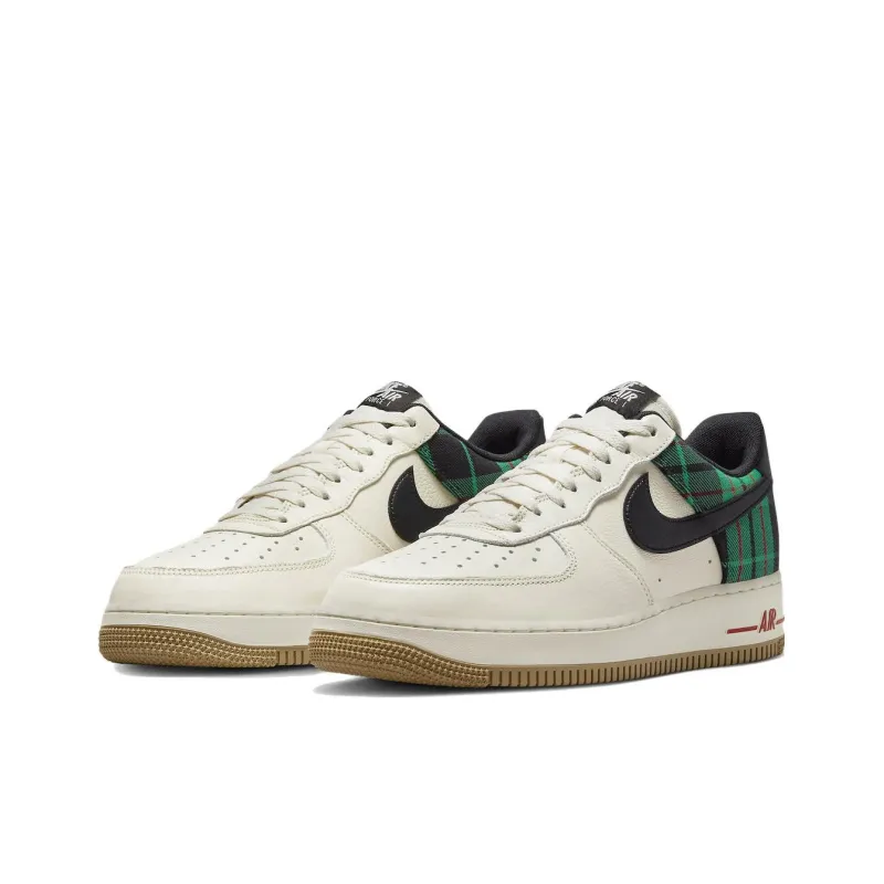 Nike Air Force 1 Low '07 Lx Plaid Pale Ivory Stadium Green-2