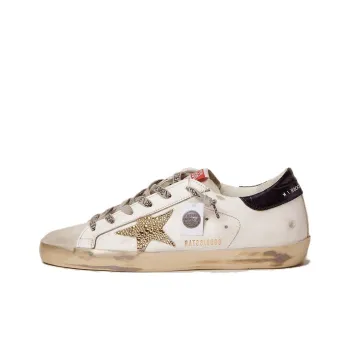 Golden Goose Super Star Low Top Skateboard Shoes Women's Gray Vintage Version