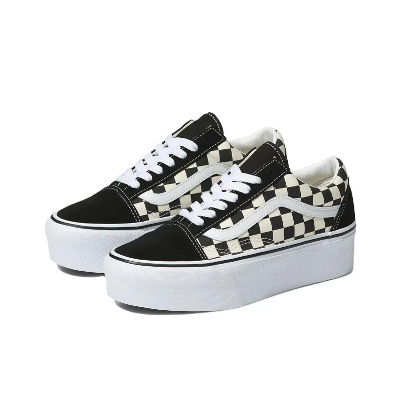 Vans Old Skool Stackform Checkerboard 'Black White'-2