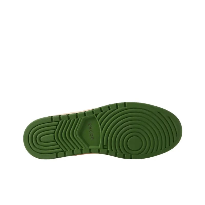 RHUDE Rhecess Low 'White Hunter Green'-4