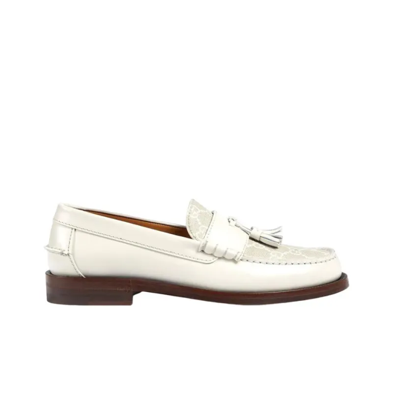 GUCCI Loafers Women's Beige-1
