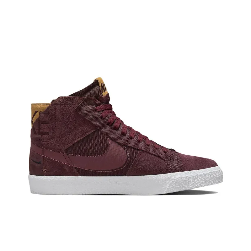 Nike Zoom Blazer Mid Premium Sb 'Maroon Patchwork'-1