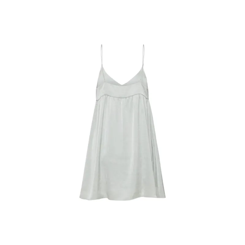 ARITZIA Wilfred Lover Satin Mini Dress Slip Dresses Women's Cool Iced Mint-1