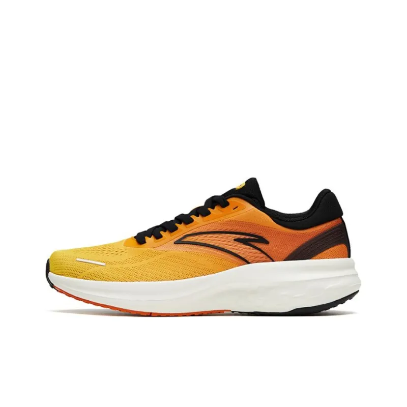 Anta LingFeng Cushioning Anti-Slip And Wear-Resistant Low-Top Running Shoes Black Yellow-0