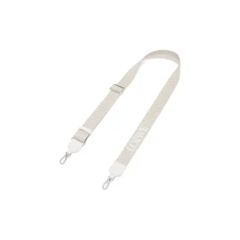 LOEWE Wool With Calfskin Shoulder Strap Bag Strap Women's Sea Salt With Natural