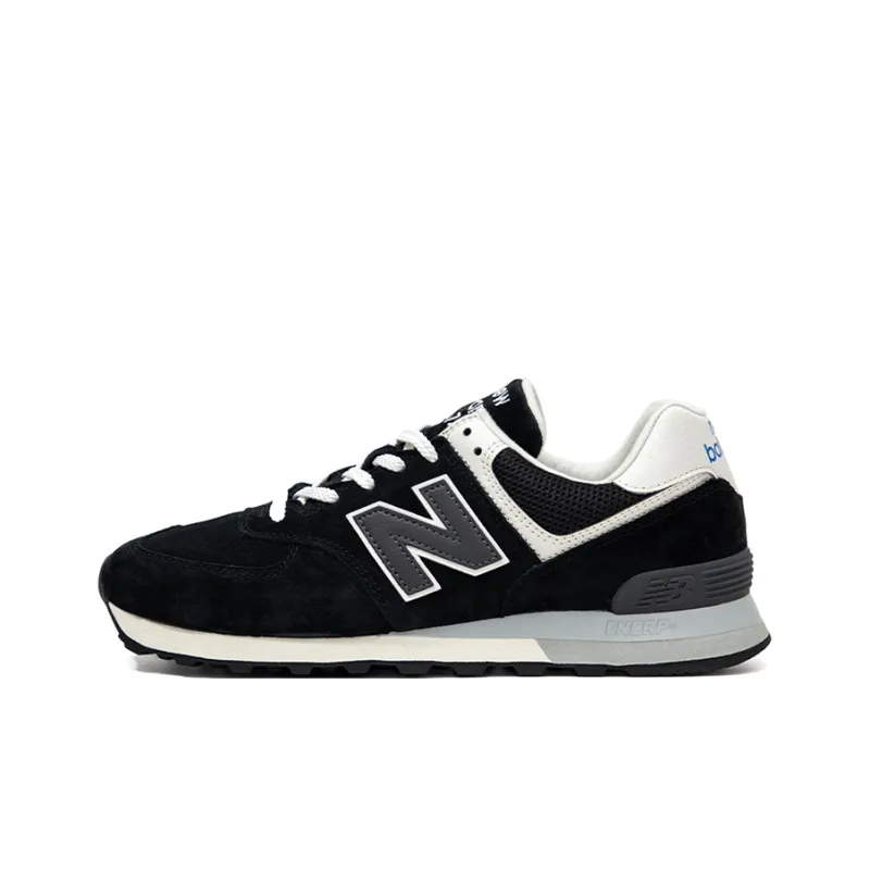 New Balance 574 Black White Grey-0