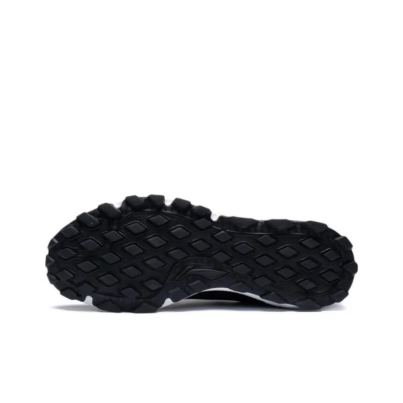 LiNing Gundam Abrasion Resistant Breathable Low Top Casual Running Shoes Men's Black-4