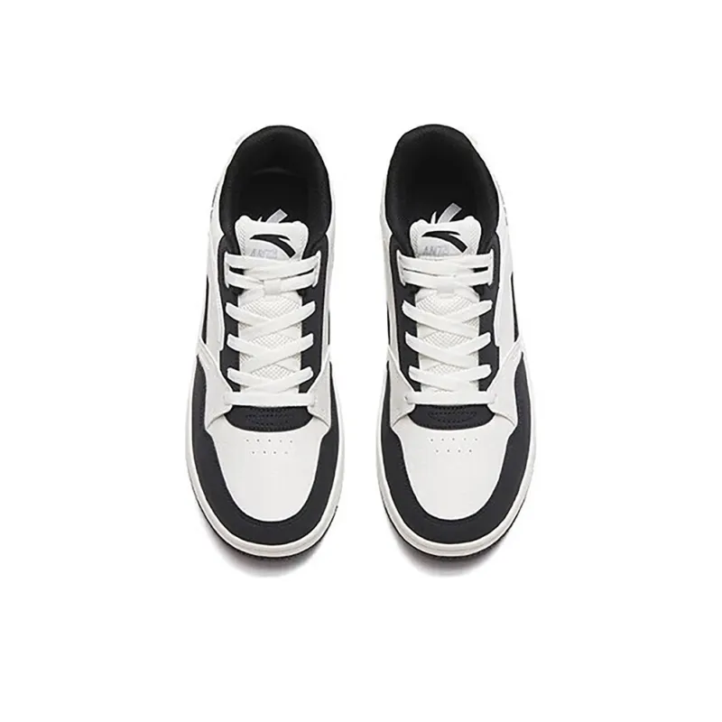 Anta 982GZ Low Top Skateboard Shoes Men's White Black-3