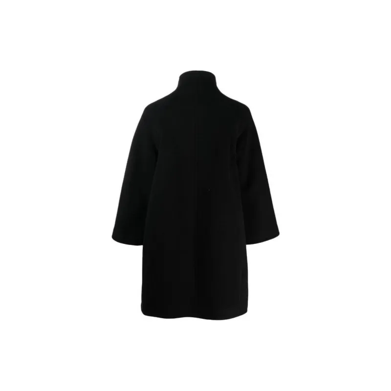 Gianluca Capannolo Zipped High neck Felted Coat-1