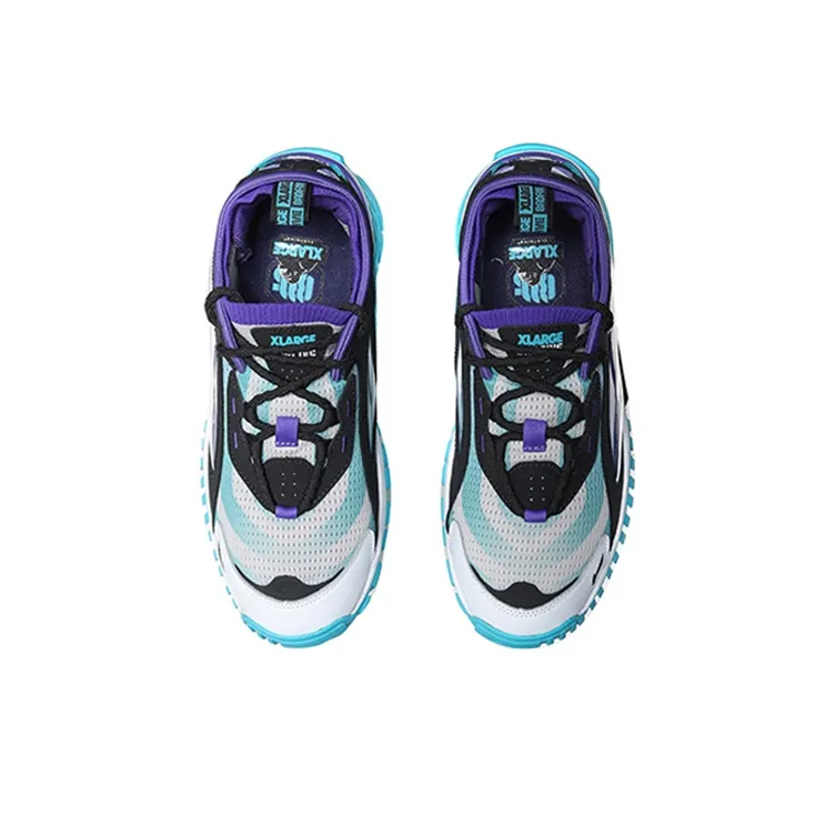 LiNing Aurora Skywalk Bad Five Xlarge Cushioned Slip Resistant Low Top Sports Casual Shoes Men's Blue Black-3