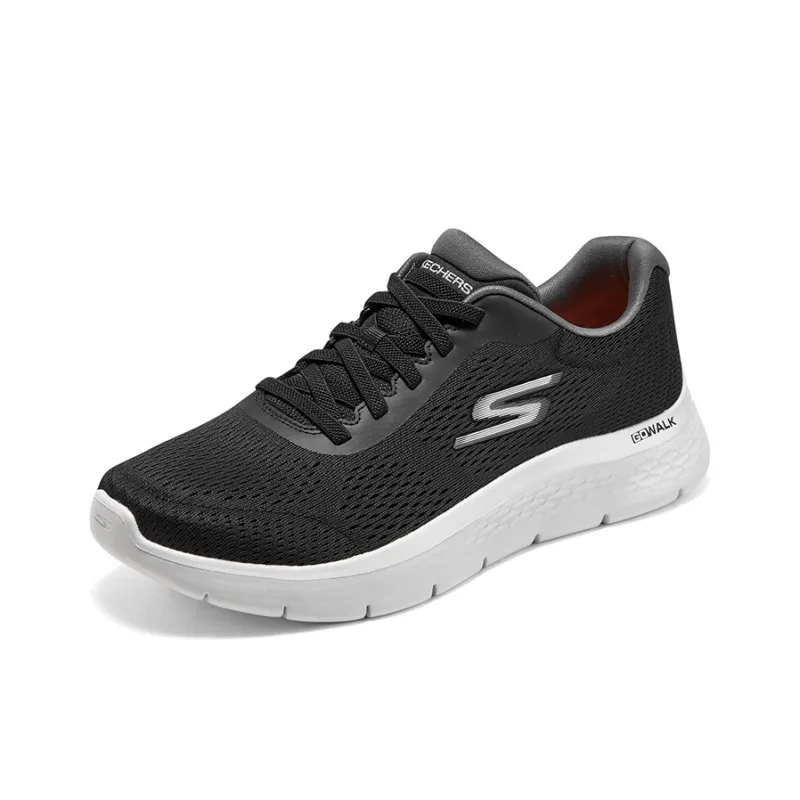 Skechers Go Walk Flex Casual Shoes Men Low Top Black/White-2
