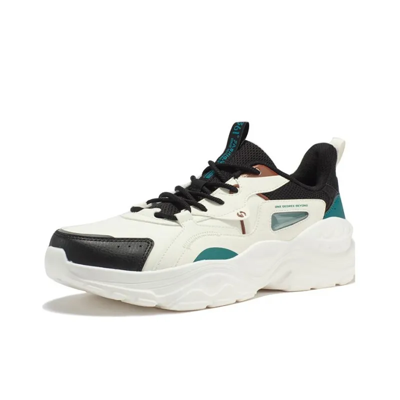 361° Cambria Low Top Sports Casual Shoes Men's White Black-2