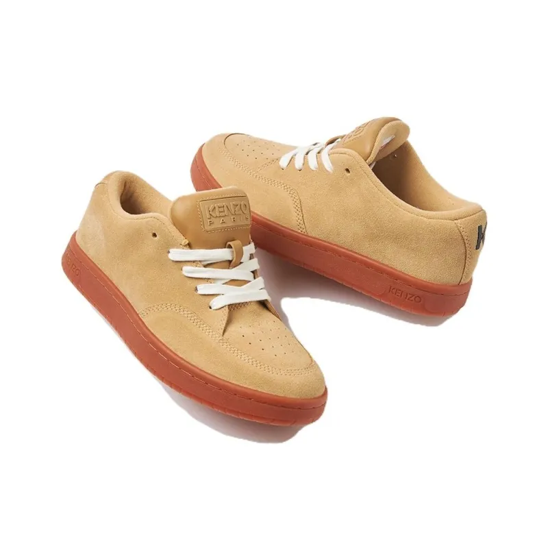 KENZO Dome Stylish Skateboarding Shoes Women's Camel-4