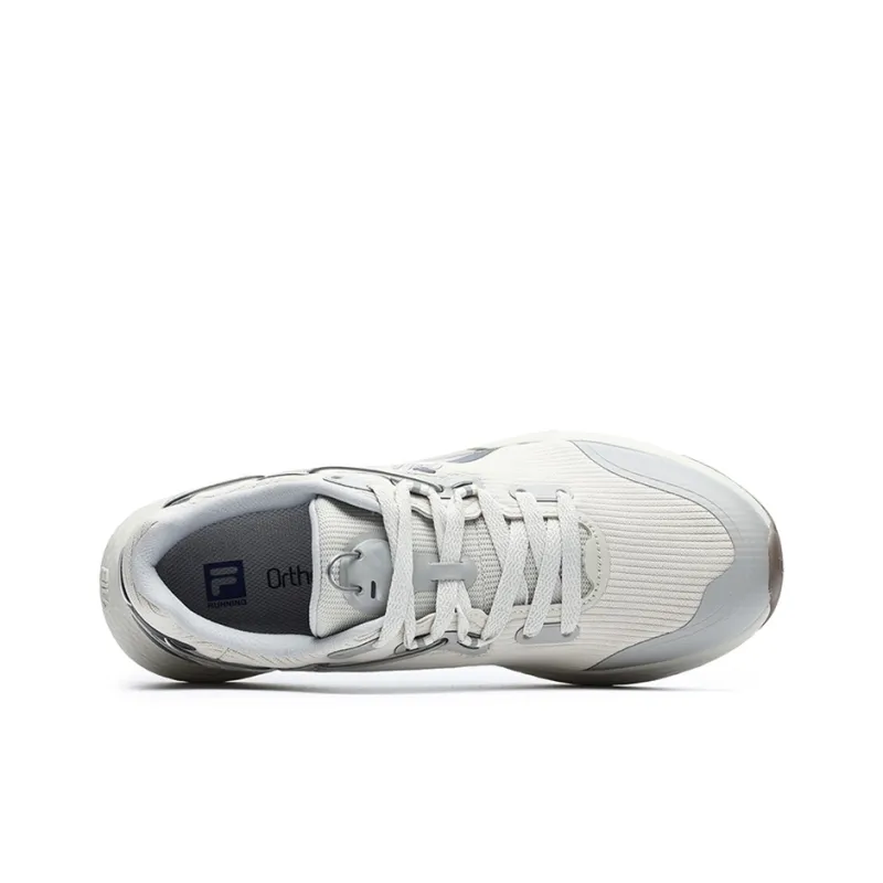 FILA XFT Cushioning Anti Slip And Wear Resistant Low Top Casual Running Shoes Men's Bright Gray-2