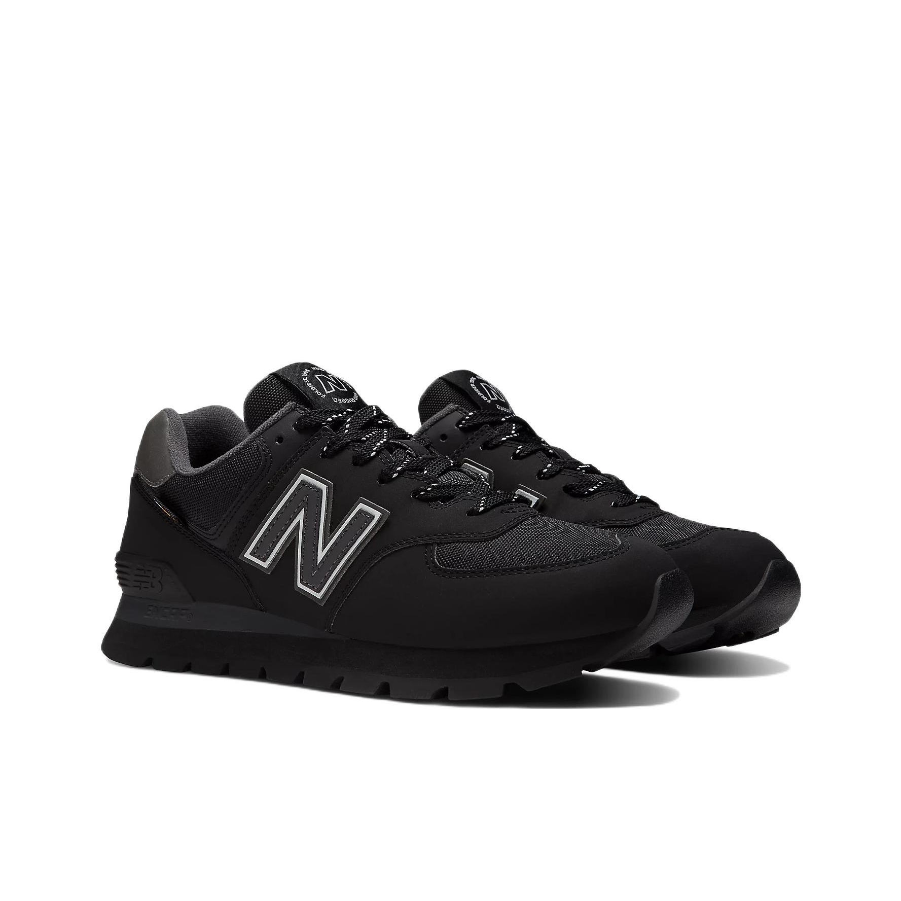 New balance 574 unisex black hotsell