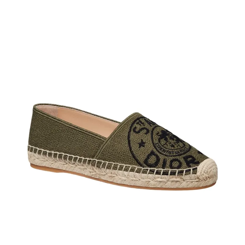 DIOR Granville Casual Single Shoes Women's Khaki-2