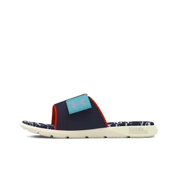 Under Armour Mercenary Quiet Slide Slippers Unisex Navy Blue