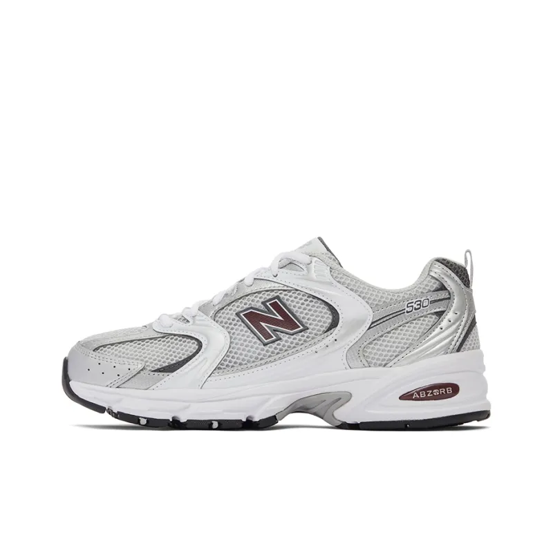 New Balance 530 White Silver-0