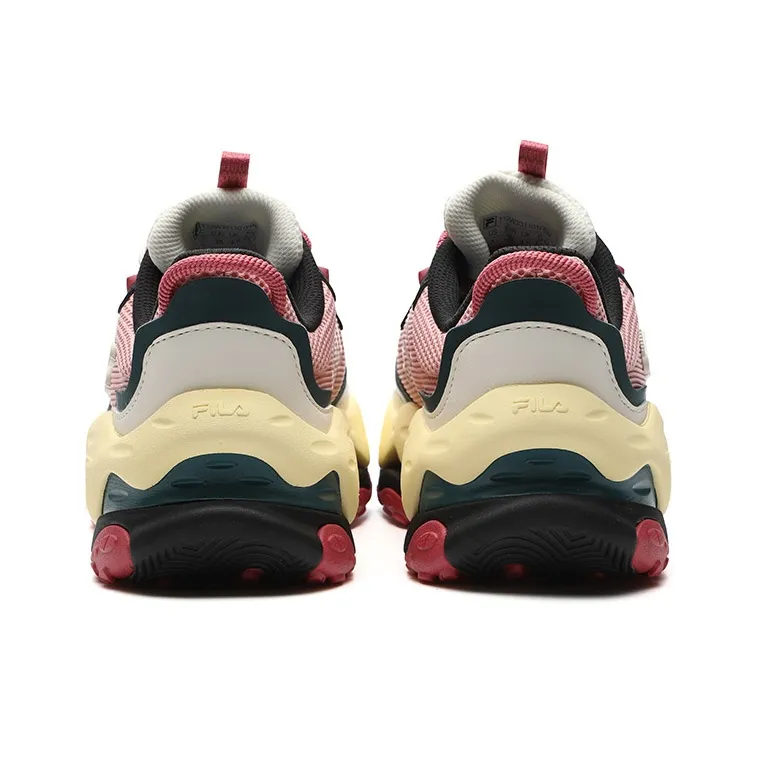 FILA FUSION Cheese Sneakers 'Pink White Red' Women's-3