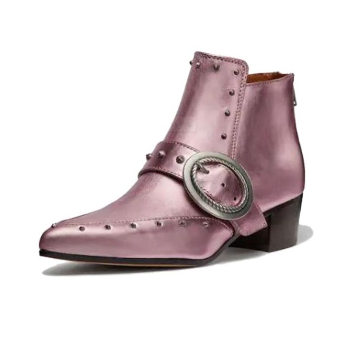 Purple coach boots best sale