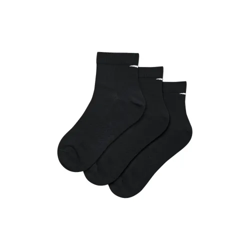 Anta Mid-Calf Socks Women's 3 Pack Basic Black