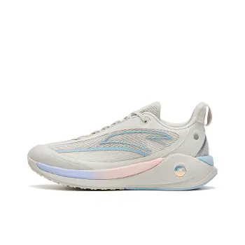 Anta C37 3.0 Anti Slip And Wear Resistant Breathable Low Top Running Shoes Women's Gray Blue Pink