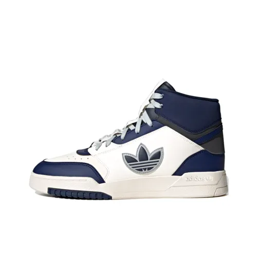 Drop Step Adidas Originals Xl 
White Navy
