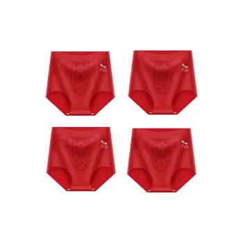 RED DRAGONFLY Cotton Panties Women's 4 Pack Box