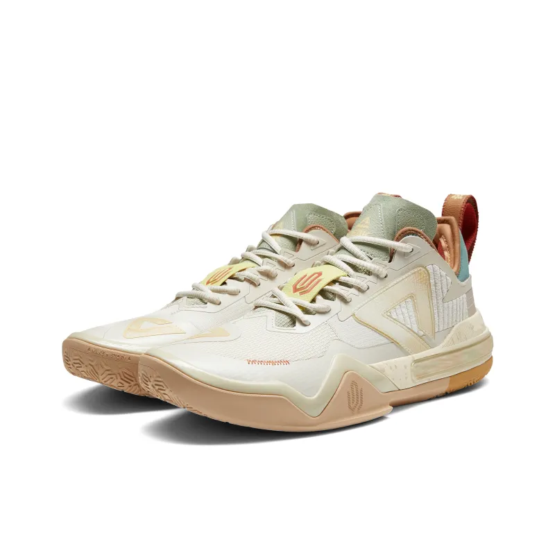 PEAK Wiggins AW1 Basketball Shoes Men Low Top Bean Khaki-2