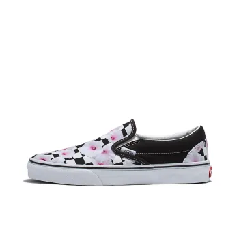 Slip On Classic Vans 'Hibiscus Floral Checkerboard'