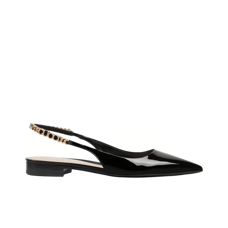 GUCCI Casual Single Shoes 1.5cm Women's Black-1