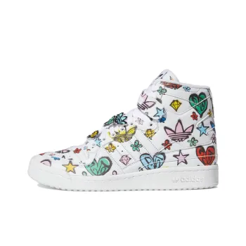 Adidas Originals Forum 84 Hi Jeremy Scott Monogram Graffiti