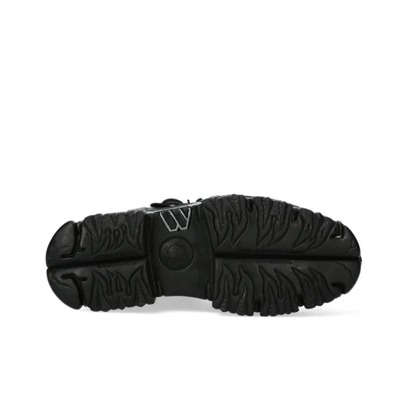 NEW ROCK Low-Top Casual Shoes Unisex Black-7