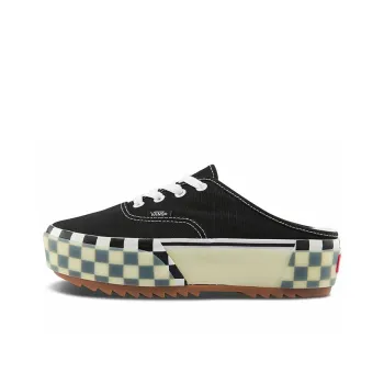 Vans Authentic Mule Stacked 'Black White' Women's