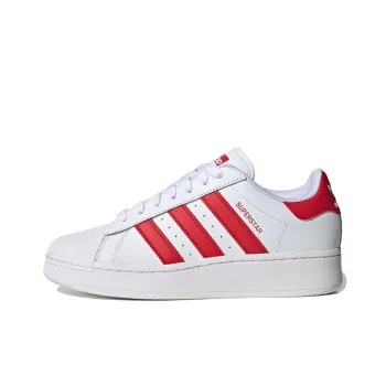 Superstar Adidas Originals Xlg 'White Scarlet'