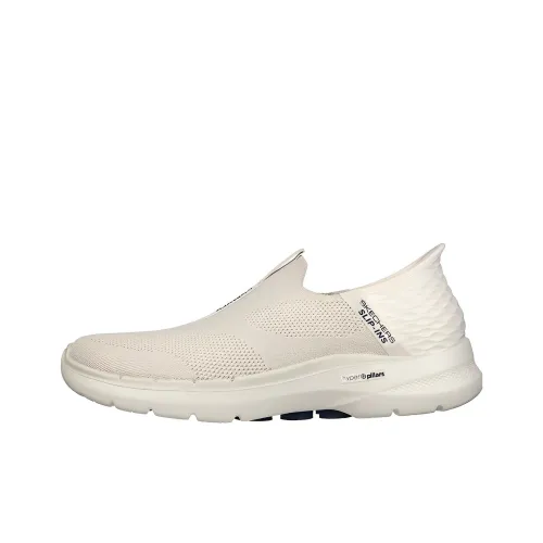 Skechers Go Walk 6 Casual Shoes Men Low-Top Off White