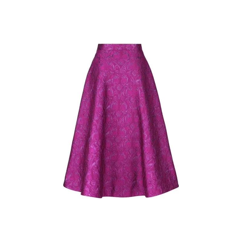 Valentino All Over Floral Patterned Skirt-1
